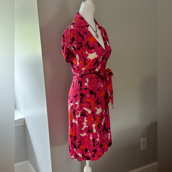 Diane Von Furstenberg Silk Wrap Dress - Picture 3 of 10